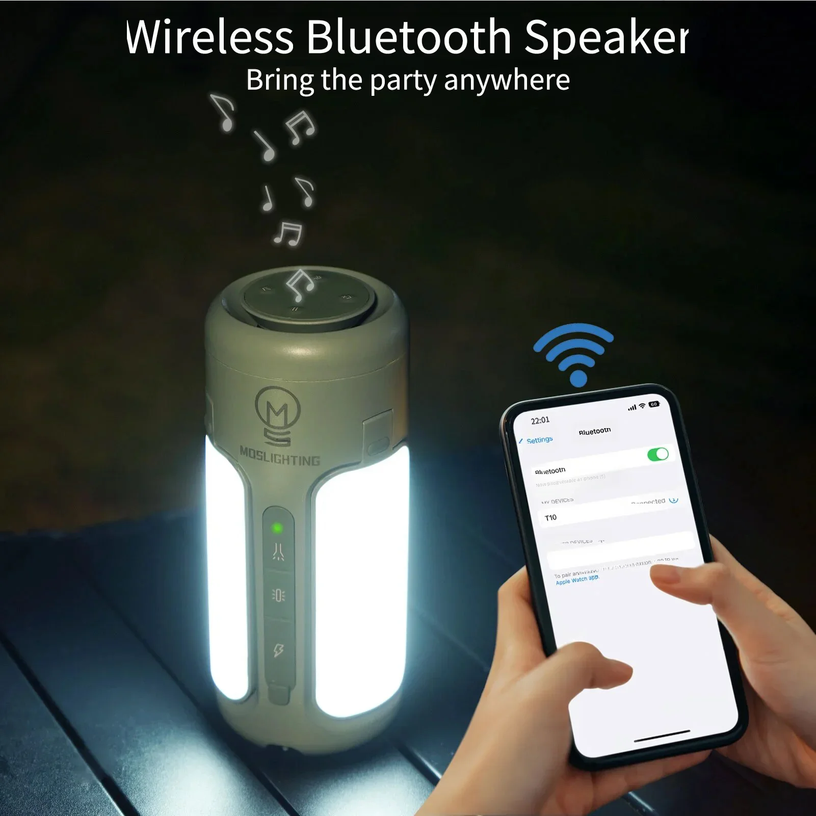 Moslighting portátil bluetooth - Zd Outdoor Camping avaliação e preço